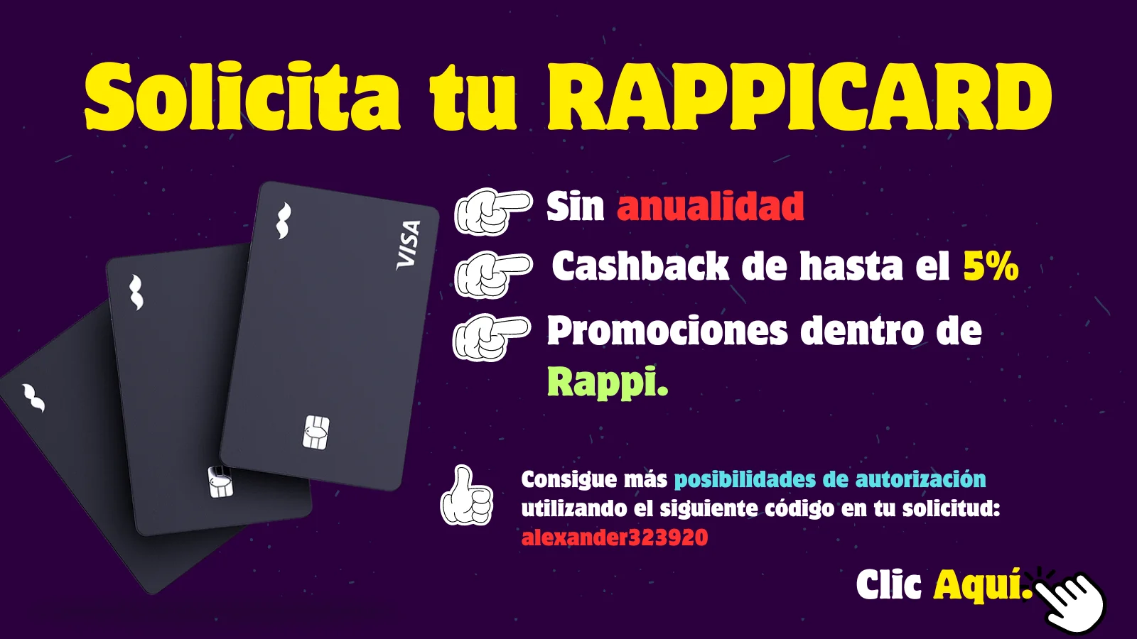 Beneficios de la tarjeta de crédito Rappicard