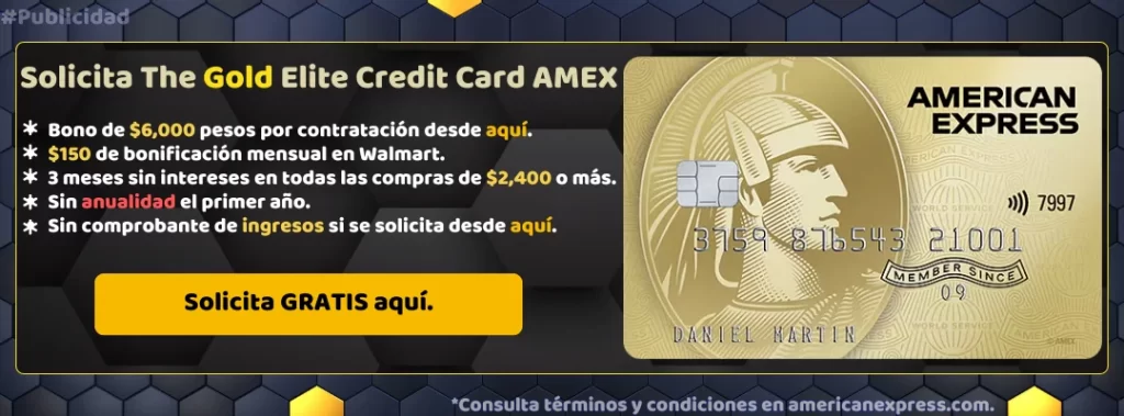 Solicita The Gold Elite Credit Card AMEX